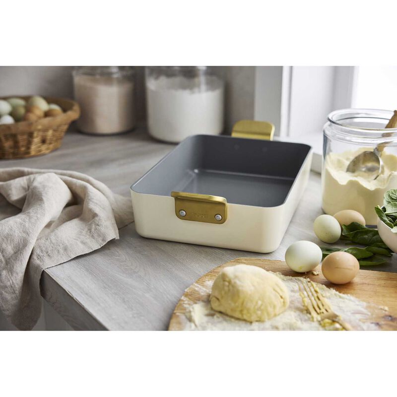 GreenPan Stanley Tucci Lasagna Pan- Cream White image number 1